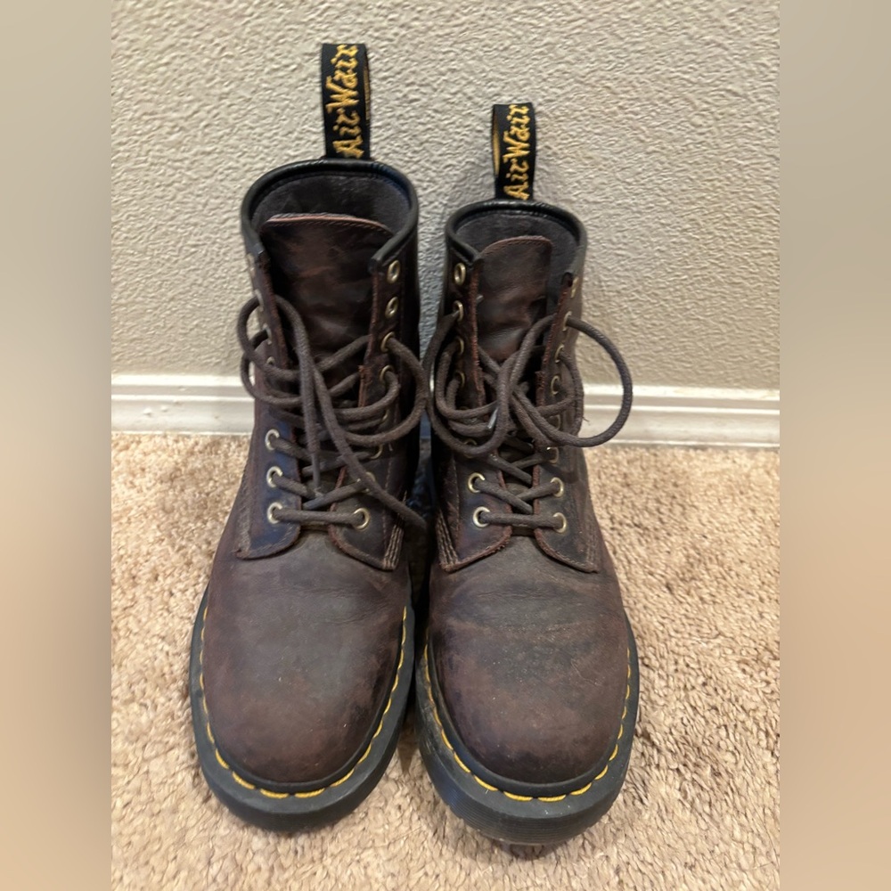 Dr. Martens Brown Combat Boots